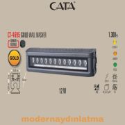 Cata CT-4695 30 Cm Amber Işık Gold Wallwasher Duvar Aydınlatma