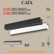 Cata CT-5812 36W Cortez Beyaz Magnet Ray Spot Armatür