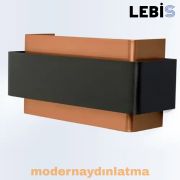 Lebis Bakır Renk Kelebek Led Aplik Günışığı