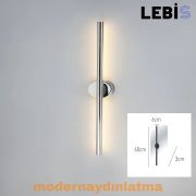 Lebis Krom Renk Lale Led Aplik Günışığı