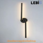 Lebis Siyah Renk Gelincik Led Aplik Günışığı