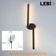 Lebis Siyah Renk Gelincik Led Aplik Günışığı