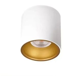 Lebis Beyaz-Gold Renk Gu10 Duylu Yuvarlak Tavan Armatür