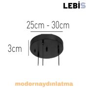 Lebis Krom Renk Marmaris Tekli Sarkıt