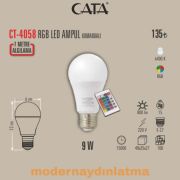 Cata CT-4058 RGB Kumandalı Led Ampül