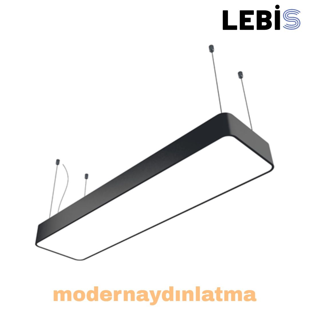 Lebis 30x150 Cm Osram Ledli Oval Dikdörtgen Davul Lineer Armatür