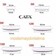 Cata CT-5148 15W Led Panel Spot Beyaz Işık