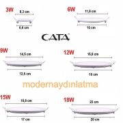 Cata CT-5169 18W Led Panel Spot Beyaz Işık