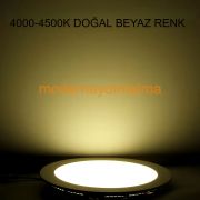 Cata CT-5169 18W Led Panel Spot 4000K Doğal Beyaz Işık