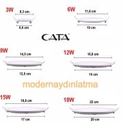 Cata CT-5147 12W Led Panel Spot Günışığı Işık