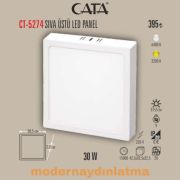 Cata CT-5274 30W Sıva Üstü Kare Led Panel Günışığı
