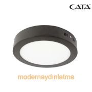 Cata CT-5238 30W Siyah Kasa Sıva Üstü Yuvarlak Led Panel Spot Günışığı Işık
