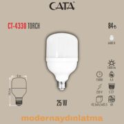 Cata CT-4330 25W E-27 Duylu Torch Led Ampül Beyaz Işık