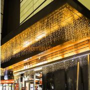 Lebis 3x2 Mt 600 Ledli Dış Mekan Perde Led Yılbaşı Işıklandırma Beyaz Kablolu IP65