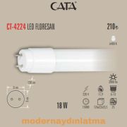 Cata CT-4224 18W 120 Cm G13 Duylu Led Floresan Beyaz Işık