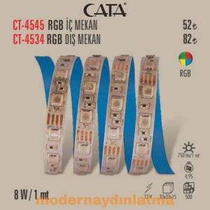 Cata CT-4545 12V İç Mekan Şerit Led RGB Işık