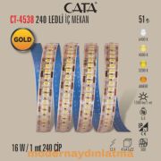 Cata CT-4538 12V 240 Ledli İç Mekan Şerit Led Günışığı