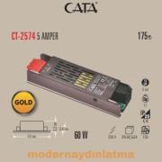 Cata CT-2574 12V 5 Amper Şerit Led Trafosu