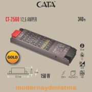 Cata CT-2560 12V 12,5 Amper Şerit Led Trafosu