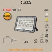 Cata CT-4658 50W Elektrikli Led Projektör Günışığı