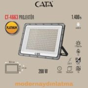 Cata CT-4663 200W Elektrikli Led Projektör Beyaz Işık