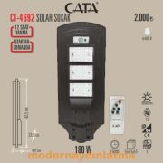 Cata CT-4692 180W Güneş Enerjili Solar Sokak Armatürü
