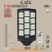 Cata CT-4645 1200W Süpernova Güneş Enerjili Solar Sokak Armatürü