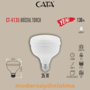 Cata CT-4135 35W E27 Duylu Kristal Torch Led Ampül Beyaz Işık