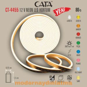 Cata CT-4455 12V Neon Led Hortum Beyaz Işık