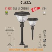 Cata CT-7317 30W Beyaz Işık Güneş Enerjili Solar Led Çim Direği