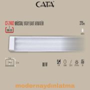 Cata CT-2482 120 Cm 60W Kristal Yatay Led Bant Armatür Beyaz Işık