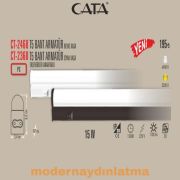 Cata CT-2468 90 Cm Anahtarlı Eklenebilir T5 Led Bant Armatür Beyaz Işık