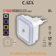 Cata CT-9500 Fotoselli Gece Lambası Pembe Işık