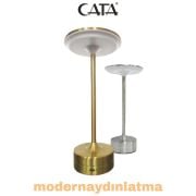 Cata CT-8438 Toronto 3 Renkli Dimmerli Dokunmatik Şarjlı Masa Lambası Krom