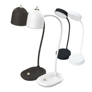 Cata CT-8440 Berlin 3 Renkli Dimmerli Şarjlı Dokunmatik Masa Lambası Beyaz Şapkalı