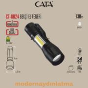 Cata CT-8024 3 Fonksiyonlu Ledli Şarjlı El Feneri
