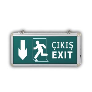 Cata CT-9167 3 Saat Şarjlı Exit Çıkış Armatürü Aşağı Yön