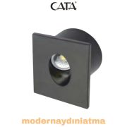 Cata CT-5179 Siyah Kasa Ledli Koridor Spot Günışığı