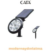 Cata CT-7320 18W Solar Güneş Enerjili Bahçe Armatür Amber Işık