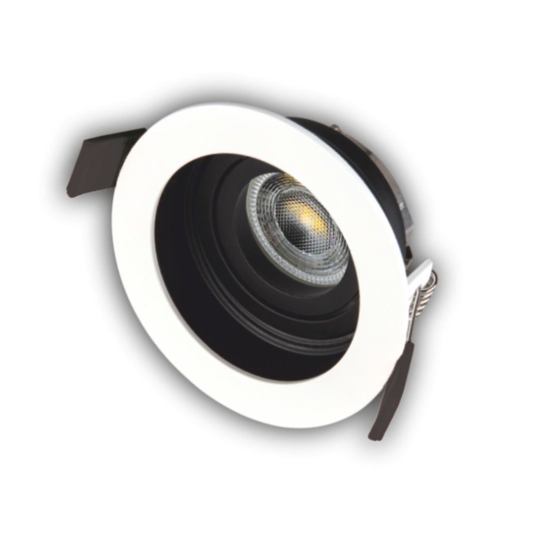 Cata CT-5221 Pars Beyaz-Siyah Yuvarlak Dekoratif Spot