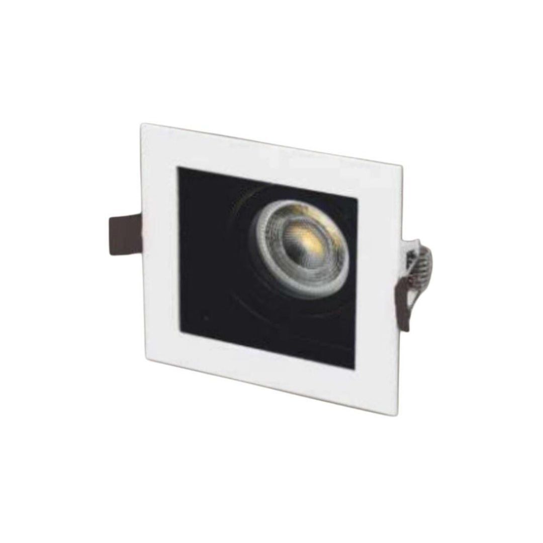 Cata CT-5222 Pars Beyaz-Siyah Kare Dekoratif Spot