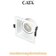 Cata CT-5003 Panter Beyaz Kare Dekoratif Spot