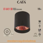 Cata CT-5421 Foça Siyah-Bakır Gu10 Duylu Sıva Üstü Armatür