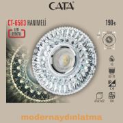 Cata CT-6583 Hanımeli Yuvarlak Dekoratif Cam Spot