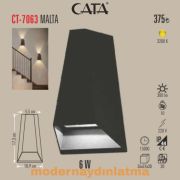 Cata CT-7063 Malta 2x3W Dış Mekan Modern Ledli Aplik Günışığı