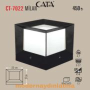 Cata CT-7022 Milan E27 Duylu ABS Bahçe Armatür 22x27 Cm