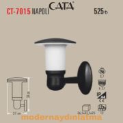 Cata CT-7015 Napoli E27 Duylu Duvar Tipi ABS Bahçe Armatür