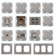 Viko Novella Serisi Antrasit Renk Anahtar Prizler