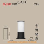 Cata CT-7012 Roma E27 Duylu ABS Bahçe Armatür 28 Cm