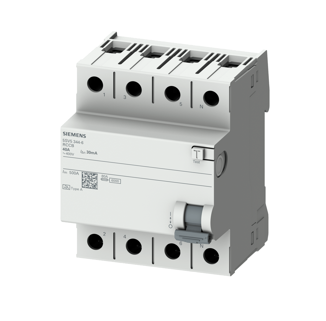 Siemens 4x80 300mA Trifaze Yangın Koruma Rolesi